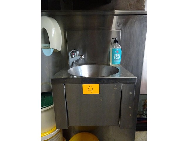 Inox handwasbak - afbeelding 1 van  2