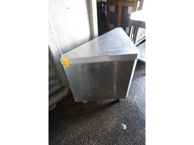 Inox hoekmeubel - afbeelding 1 van  3