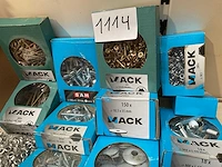 Inox houtschroeven bouten ringen - afbeelding 2 van  8
