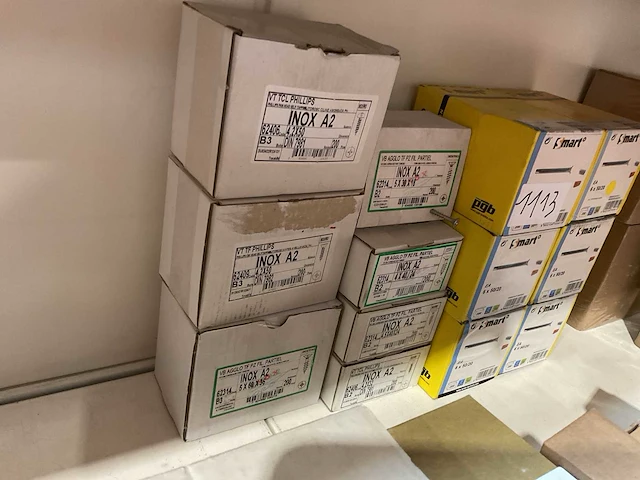 Inox houtschroeven en 6 dozen slag hulzen - afbeelding 6 van  6