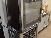 Inox industriele steamoven unox xb693 op inox onderstel - afbeelding 2 van  9