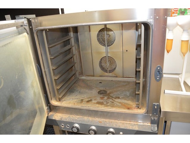 Inox industriele steamoven unox xb693 op inox onderstel - afbeelding 6 van  9