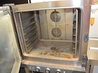 Inox industriele steamoven unox xb693 op inox onderstel - afbeelding 6 van  9