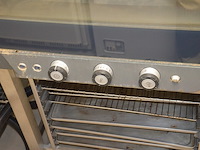 Inox industriele steamoven unox xb693 op inox onderstel - afbeelding 7 van  9