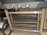 Inox industriele steamoven unox xb693 op inox onderstel - afbeelding 8 van  9
