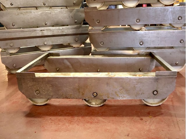 Inox karretjes (x9) - afbeelding 2 van  6