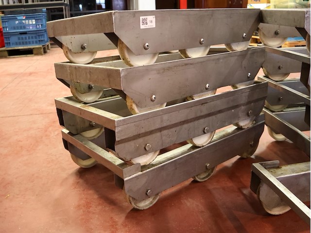 Inox karretjes (x9) - afbeelding 5 van  6