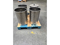 Inox ketels (4x) - afbeelding 1 van  4