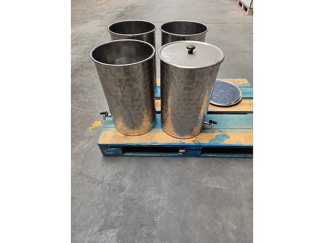 Inox ketels (4x) - afbeelding 3 van  4