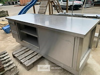 Inox keukenkast - afbeelding 2 van  3
