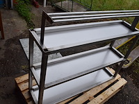 Inox keukenrek ca. 88x105 cm - afbeelding 3 van  3