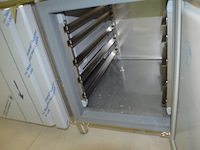 Inox koelwerkbank 3 deuren 1 lade met grijs granieten blad met opzet bainmarie afm. 2,30m lang - afbeelding 8 van  13