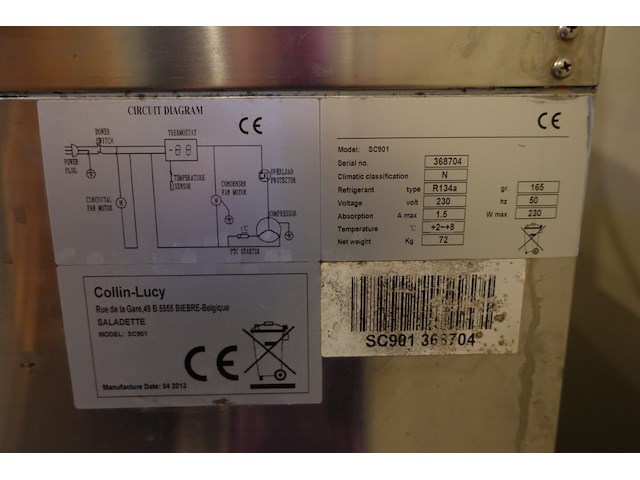 Inox koelwerkbank colin-lucy - afbeelding 5 van  5