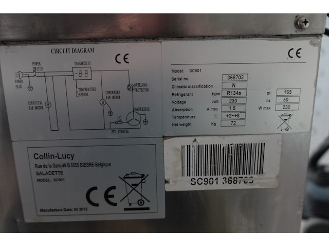 Inox koelwerkbank colin-lucy - afbeelding 4 van  4