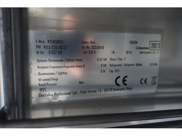 Inox koelwerkbank electrolux - afbeelding 4 van  4