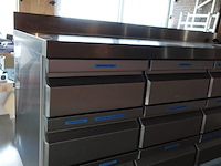 Inox koelwerkbank ggmgastro - afbeelding 2 van  5