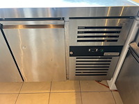 Inox koelwerkbank met 2 deuren en 2 lades ggmgastro (3) - afbeelding 5 van  8