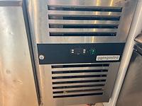 Inox koelwerkbank met 2 deuren en 2 lades ggmgastro (3) - afbeelding 6 van  8