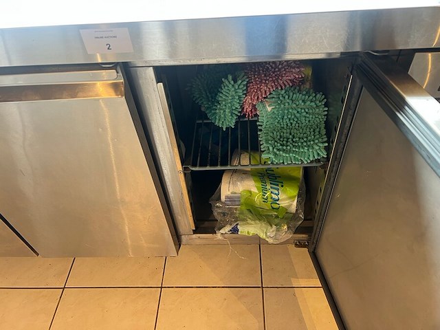 Inox koelwerkbank met 2 deuren en 2 lades ggmgastro (3) - afbeelding 8 van  8