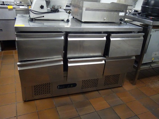 Inox koelwerkbank topcold - afbeelding 1 van  4