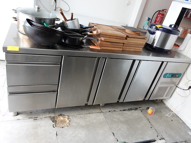 Inox koelwerkbank topcold - afbeelding 1 van  7