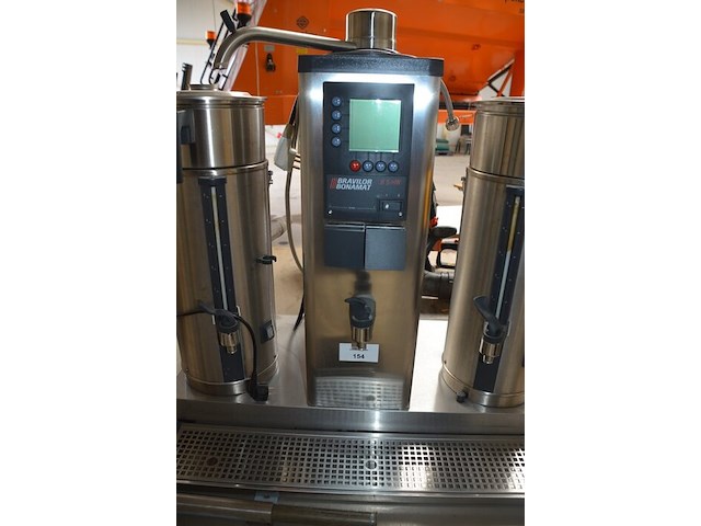 Inox koffiemachine bravilor bonamat met 2 perculators b 5hw-021 (niet getest) - afbeelding 3 van  8