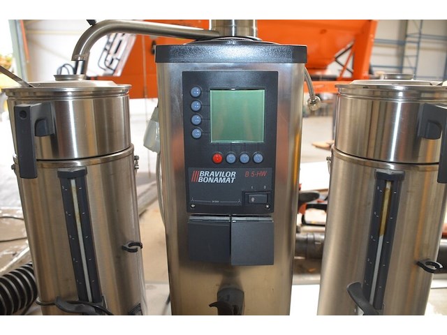 Inox koffiemachine bravilor bonamat met 2 perculators b 5hw-021 (niet getest) - afbeelding 7 van  8