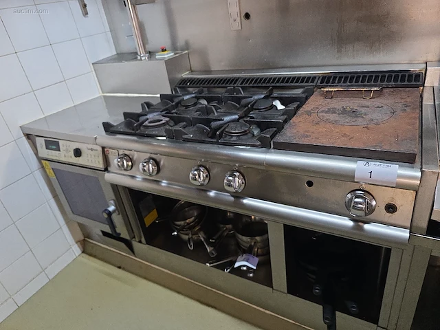 Inox kookopstelling baron 70tpmv/g1203 - afbeelding 1 van  16