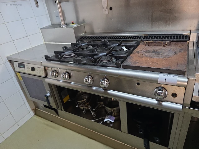 Inox kookopstelling baron 70tpmv/g1203 - afbeelding 9 van  16