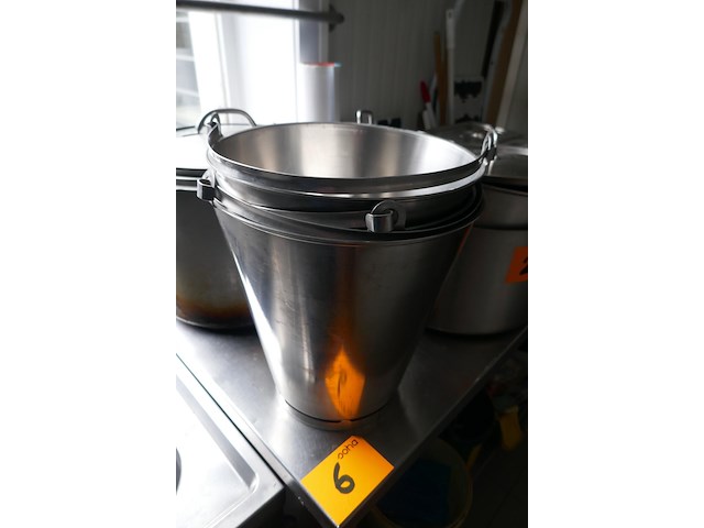 Inox kookpotten en emmers - afbeelding 3 van  4