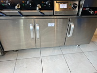 Inox lage werkbank met 3 deuren (10) - afbeelding 2 van  4