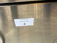 Inox lage werkbank met 3 deuren (10) - afbeelding 3 van  4
