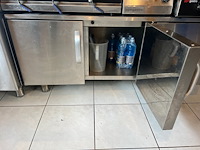 Inox lage werkbank met 3 deuren (10) - afbeelding 4 van  4
