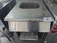 Inox lavabomeubel mareno