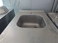 Inox lavabomeubel mareno - afbeelding 3 van  5