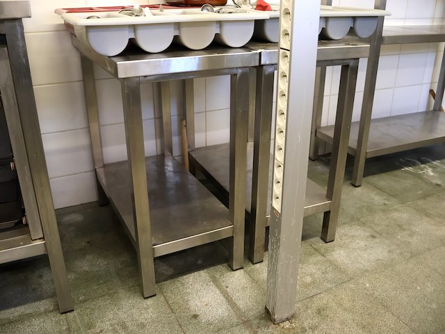 Inox meubel (x2) - afbeelding 2 van  4