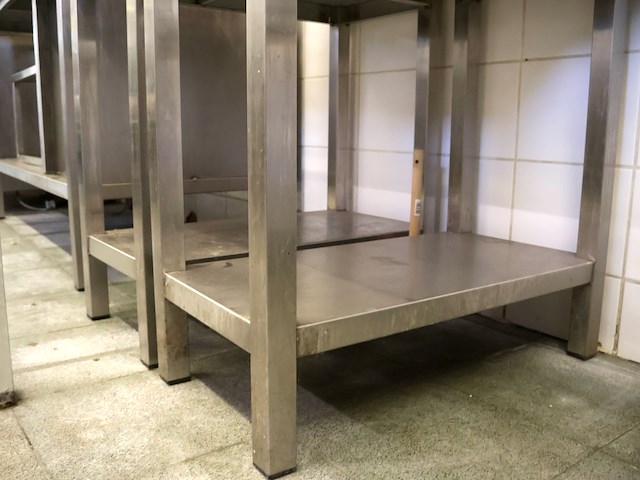Inox meubel (x2) - afbeelding 3 van  4