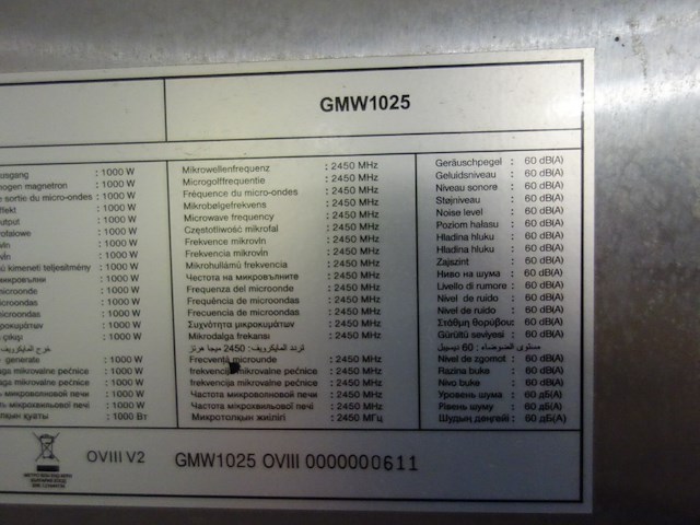 Inox microgolfoven horeca - afbeelding 4 van  4