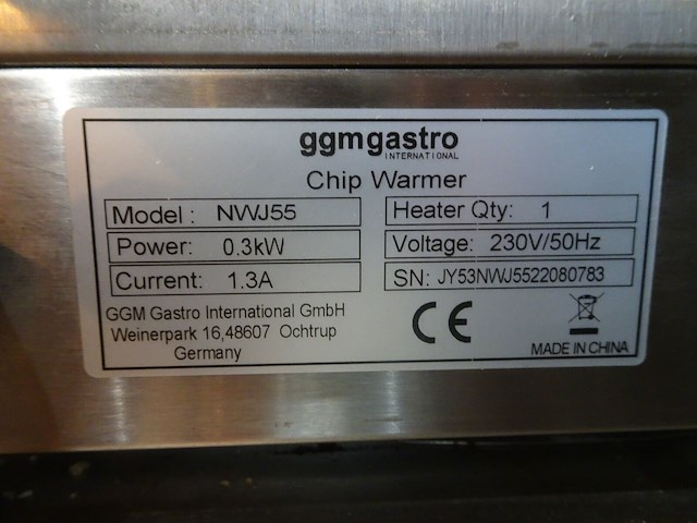 Inox nachowarmer ggm gastro - afbeelding 3 van  3