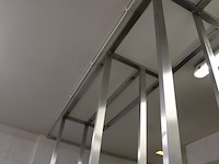 Inox ophangrek met warmhoudlampen - afbeelding 5 van  8