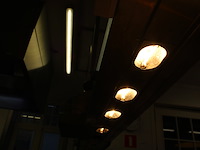 Inox ophangrek met warmhoudlampen - afbeelding 8 van  8