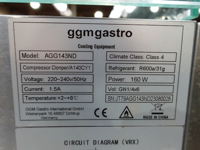 Inox opzetvitrine ggm gastro - afbeelding 5 van  5