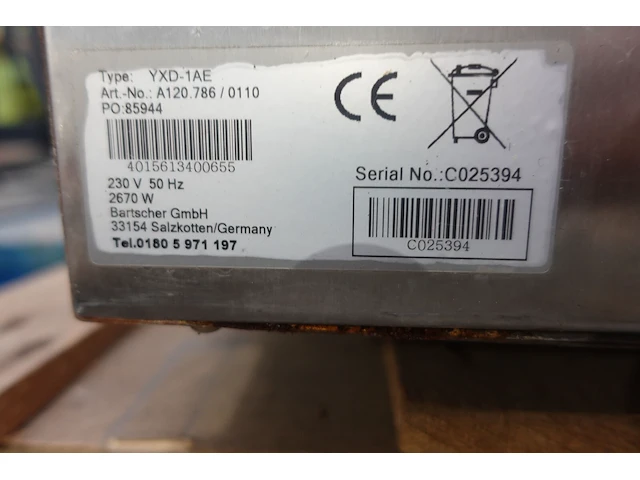 Inox oven bartscher - afbeelding 8 van  8