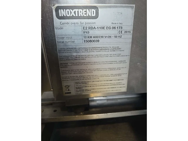 Inox oven inox trend e2 rda-110e eg 06 173 - afbeelding 6 van  7
