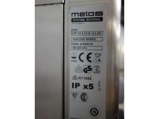 Inox oven metos - afbeelding 2 van  5