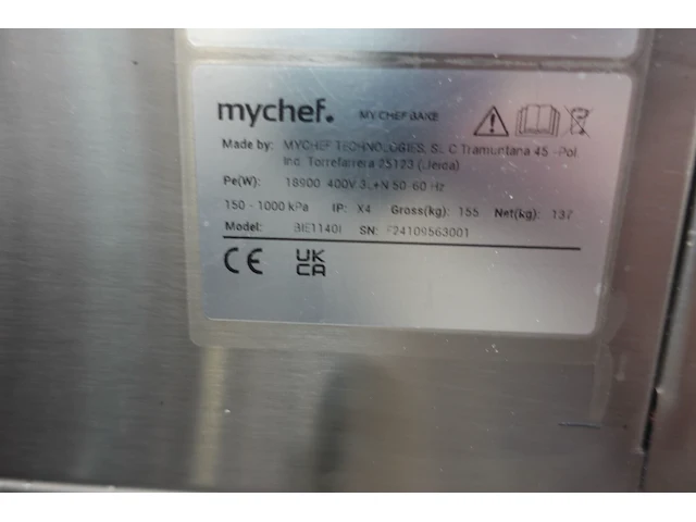 Inox oven mychef - afbeelding 8 van  8