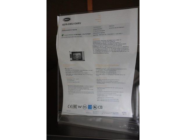 Inox oven unox - afbeelding 3 van  4