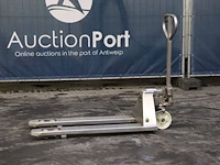 Inox palletwagen 2000kg - afbeelding 1 van  1