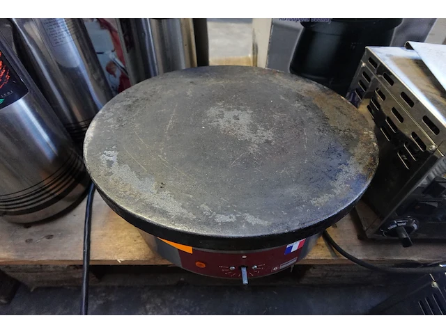 Inox pannenkoekenbakplaat diamond - afbeelding 2 van  3
