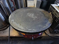 Inox pannenkoekenbakplaat diamond - afbeelding 2 van  3
